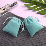 10Pcs 7x9cm Velvet Drawstring Pouch Jewelry Bag Gift Earrings Rings Christmas