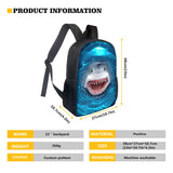 15-inch Cartoon Fish Children's Backpack For Girls Boys
