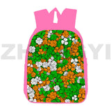 16" Pink 3D Anime St Patrick's Backpack Kids School Bag