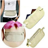 Invisible Travel Waist Packs Waist Pouch For Passport Money Belt Bag