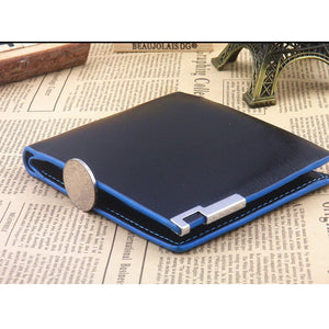 Men's Vintage Short Wallet Coin Purse ID Card Case