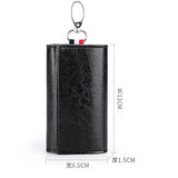PU Leather Car Key Holders Keys Organizer Key Wallets Car Keychain 6 Colors