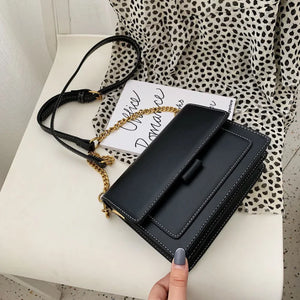 PU Women Cross-body Bag Famous Chain Shoulder Messenger Bag