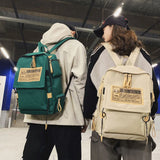 Oxford Backpack Waterproof School Bag Student Travel Computer