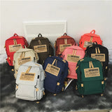 Oxford Backpack Waterproof School Bag Student Travel Computer