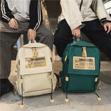 Oxford Backpack Waterproof School Bag Student Travel Computer