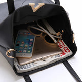 Vintage Women Hand Bag Set Top-handle Bags
