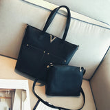 Vintage Women Hand Bag Set Top-handle Bags