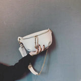 Leather Shoulder Bag for Women Solid Purses Crossbody Bags