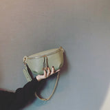 Leather Shoulder Bag for Women Solid Purses Crossbody Bags