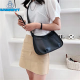 Vintage PU Leather Shoulder Cross Body Bag Soft Purses for Girls