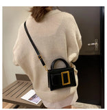 Vintage PU Leather Crossbody Bag for Women, Soft Shoulder Handbag