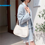 Vintage PU Leather Shoulder Cross Body Bag Soft Purses for Girls