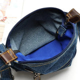 Fresh Denim Women's Canvas Handbags Messenger Crossbody Shoulder Bags