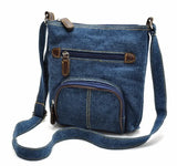 Fresh Denim Women's Canvas Handbags Messenger Crossbody Shoulder Bags