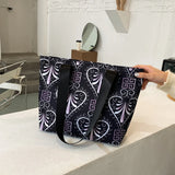 Floral Pattern Ladies Shoulder Bag Large Travel Handbag
