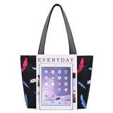 Floral Pattern Ladies Shoulder Bag Large Travel Handbag
