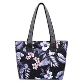 Floral Pattern Ladies Shoulder Bag Large Travel Handbag