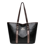Large Women's Bag High PU Leather Shoulder Bags Ladies Wild Bags