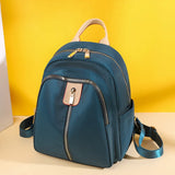 Waterproof Oxford Cloth Women Backpack School Bag High Capacity Bookbag