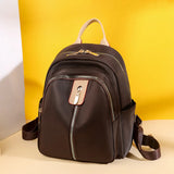 Waterproof Oxford Cloth Women Backpack School Bag High Capacity Bookbag