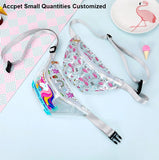 Cartoon Unicorn Girls Transparent Fanny Pack PVC Clear Beach Belt Bag