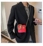 Clear Jelly Acrylic Box Handbag Chain Women Evening Party Shoulder Bag Totes