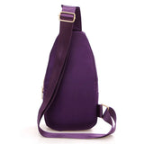 Women Chest Pack Casual Crossbody Bag Nylon Waterproof Small Shoulder
