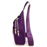 Women Chest Pack Casual Crossbody Bag Nylon Waterproof Small Shoulder
