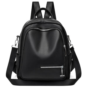 Women High capacity Backpacks Soft Leather Female Travel Bags