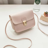 Cheap Hasp PU Leather Small Shoulder Bags Women Crossbody Bag