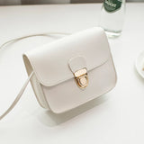 Cheap Hasp PU Leather Small Shoulder Bags Women Crossbody Bag