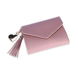 Short Tassel Wallet Mini Lovely Purse Small Girls Students