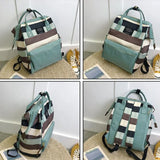 Girls Oxford School Backpack Women Backpack