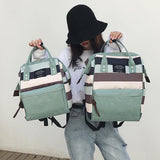 Girls Oxford School Backpack Women Backpack