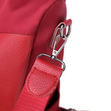 Nylon Women Backpack Female Travel Waterproof Leather Bag School Backpacks