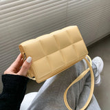 Spring Plaid Shoulder Bag Women Ladies Messenger Handbag