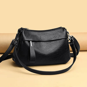 Leather Shoulder Bag Small Messenger Crossbody Bolsa Feminina