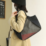 Women's Canvas Shoulder Top-Handle Bag Leisure Handbag