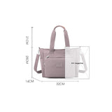 Women's Nylon Tote Bag Large Capacity Waterproof Travel Handbag