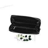 Women's Plaid Geometric Wallet Long Clutch Luminous Money Clip