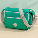 Multi-Layers Crossbody Shoulder Bags for Women Female Waterproof Nylon Solid Mes