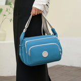 Multi-Layers Crossbody Shoulder Bags for Women Female Waterproof Nylon Solid Mes
