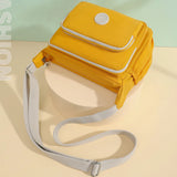 Multi-Layers Crossbody Shoulder Bags for Women Female Waterproof Nylon Solid Mes