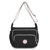 Multi-Layers Crossbody Shoulder Bags for Women Female Waterproof Nylon Solid Mes