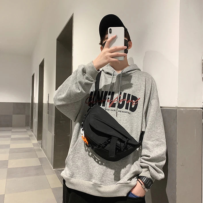 Chain Waist Bag Street Leisure Shoulder Bag Movie Style