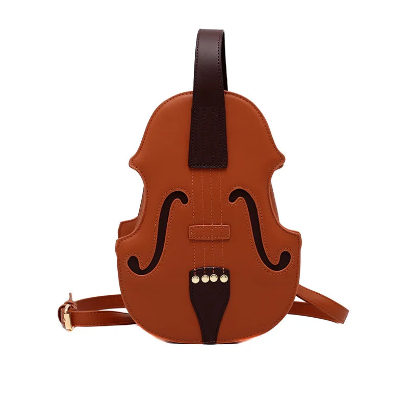 Vintage Violin Shoulder Bag Crossbody Bag for Women Purses and Handbags