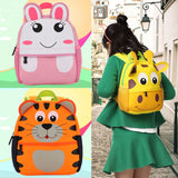 3D Animal Children Backpacks Girl Boys Neoprene School Bags