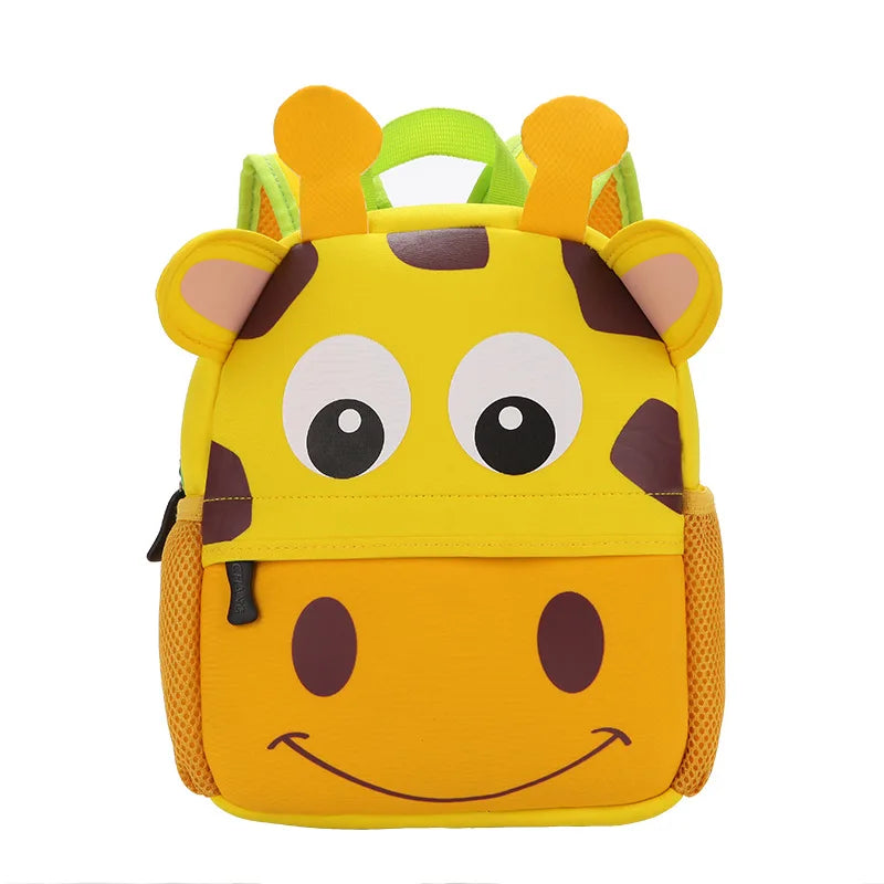 3D Animal Children Backpacks Girl Boys Neoprene School Bags