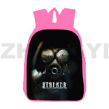 3D Camo Army S.T.A.L.K.E.R. 2 Backpack Teen Anime Harajuku Bookbag Canvas Bag